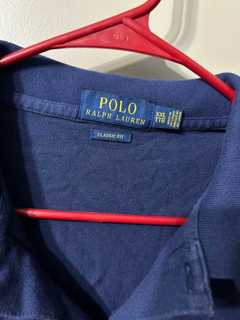 Polo by Ralph Lauren Men’s Navy Classic Fit Polo Shirt